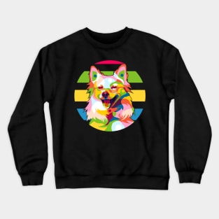 Cute Little Dog Expression Crewneck Sweatshirt